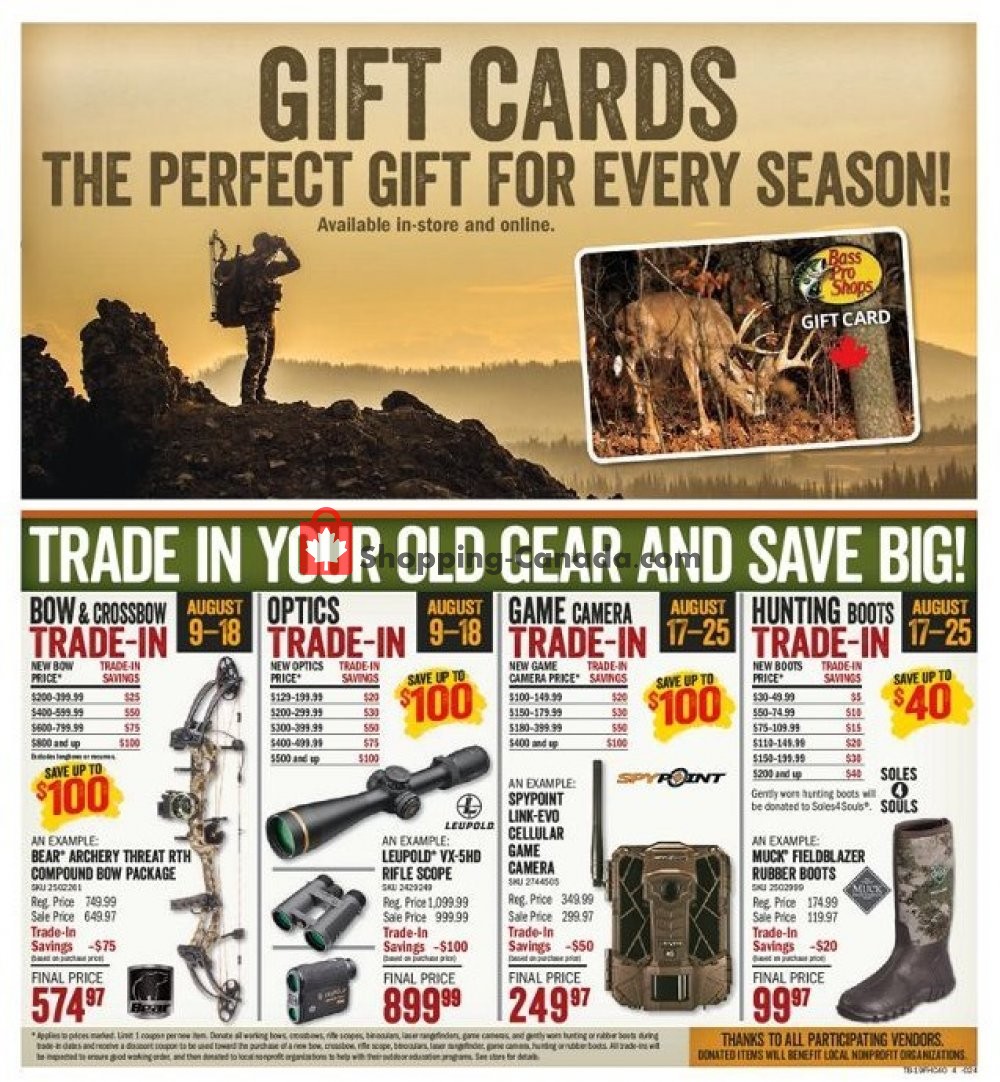 Bass Pro Shops flyer from Friday August 9, 2019 to Sunday August 25, 2019 - page 4