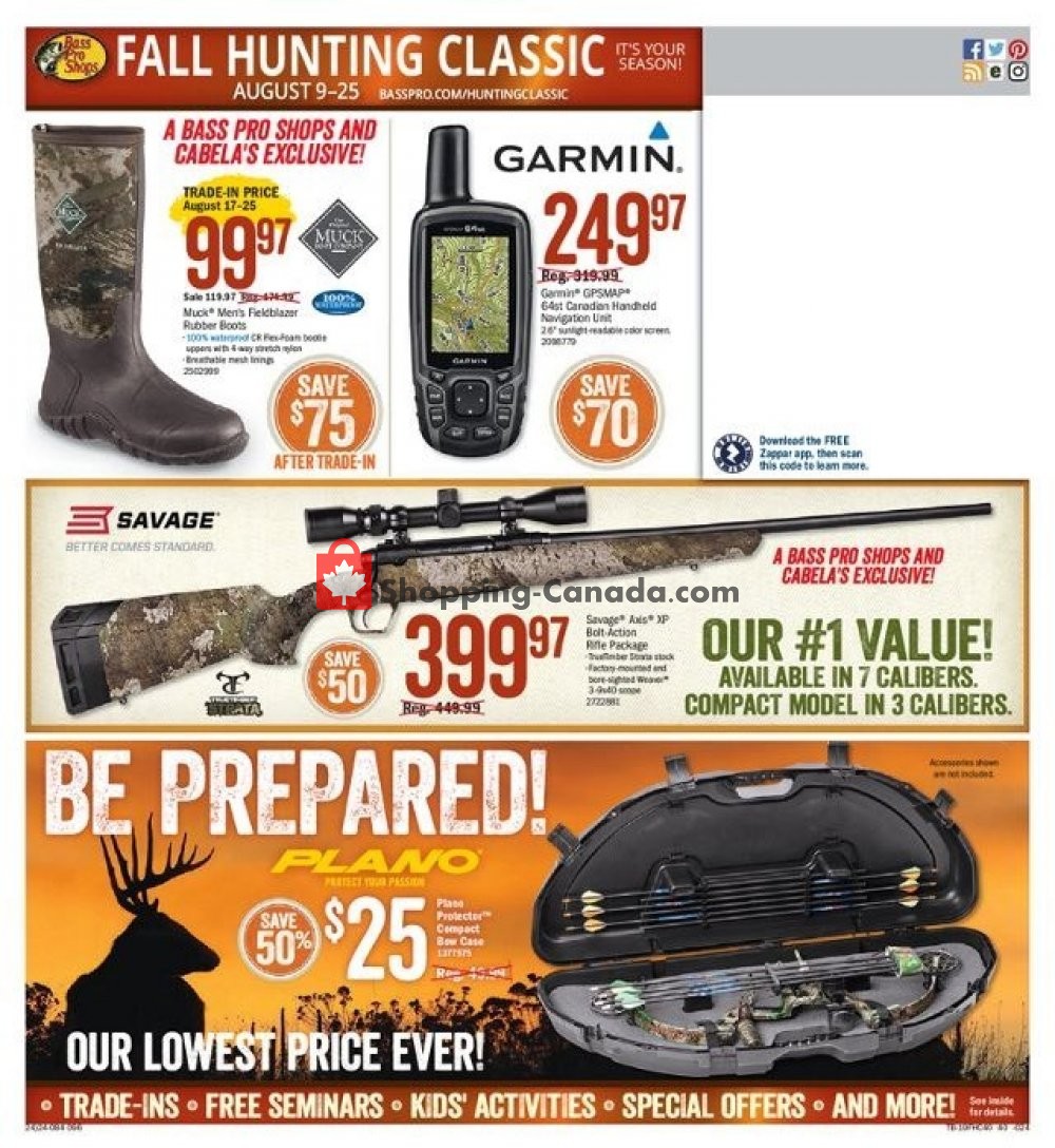 Bass Pro Shops flyer from Friday August 9, 2019 to Sunday August 25, 2019 - page 40