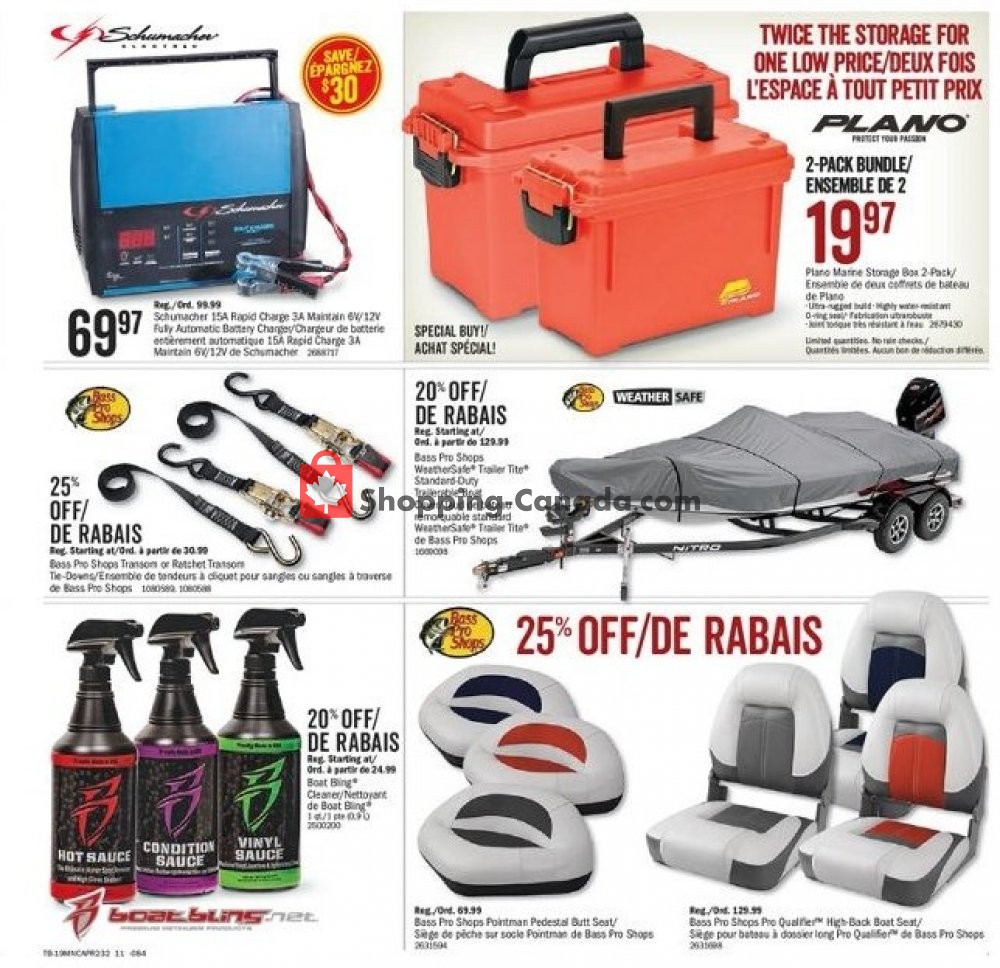 Bass Pro Shops flyer from Friday April 12, 2019 to Sunday April 28, 2019 - page 11