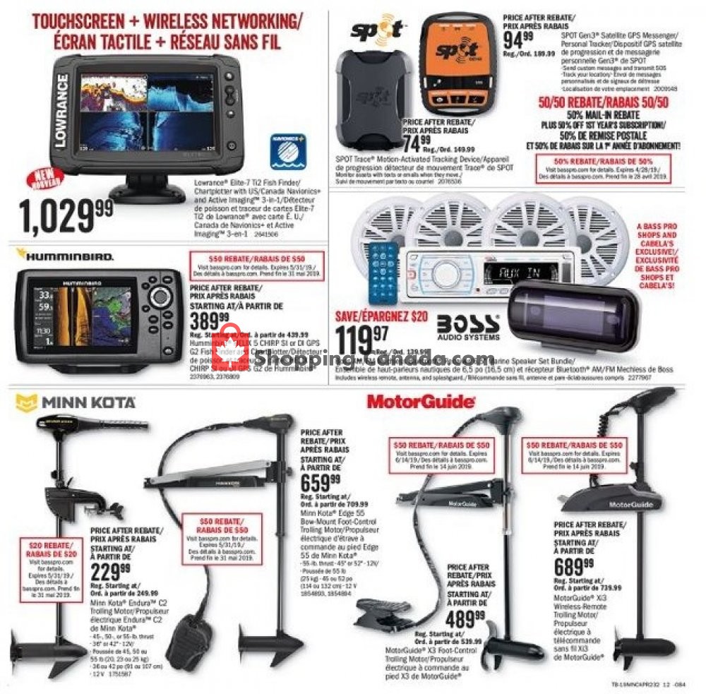 Bass Pro Shops flyer from Friday April 12, 2019 to Sunday April 28, 2019 - page 12