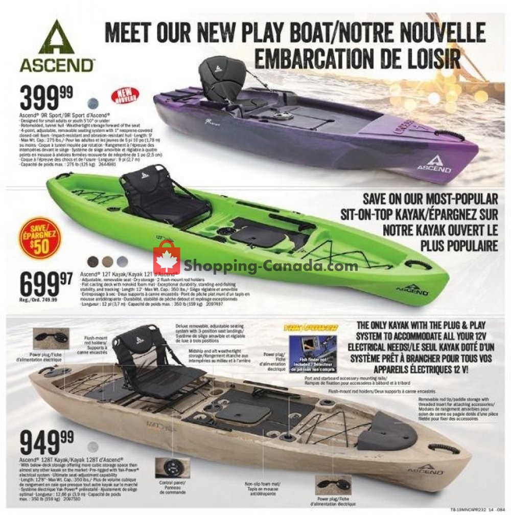 Bass Pro Shops flyer from Friday April 12, 2019 to Sunday April 28, 2019 - page 14