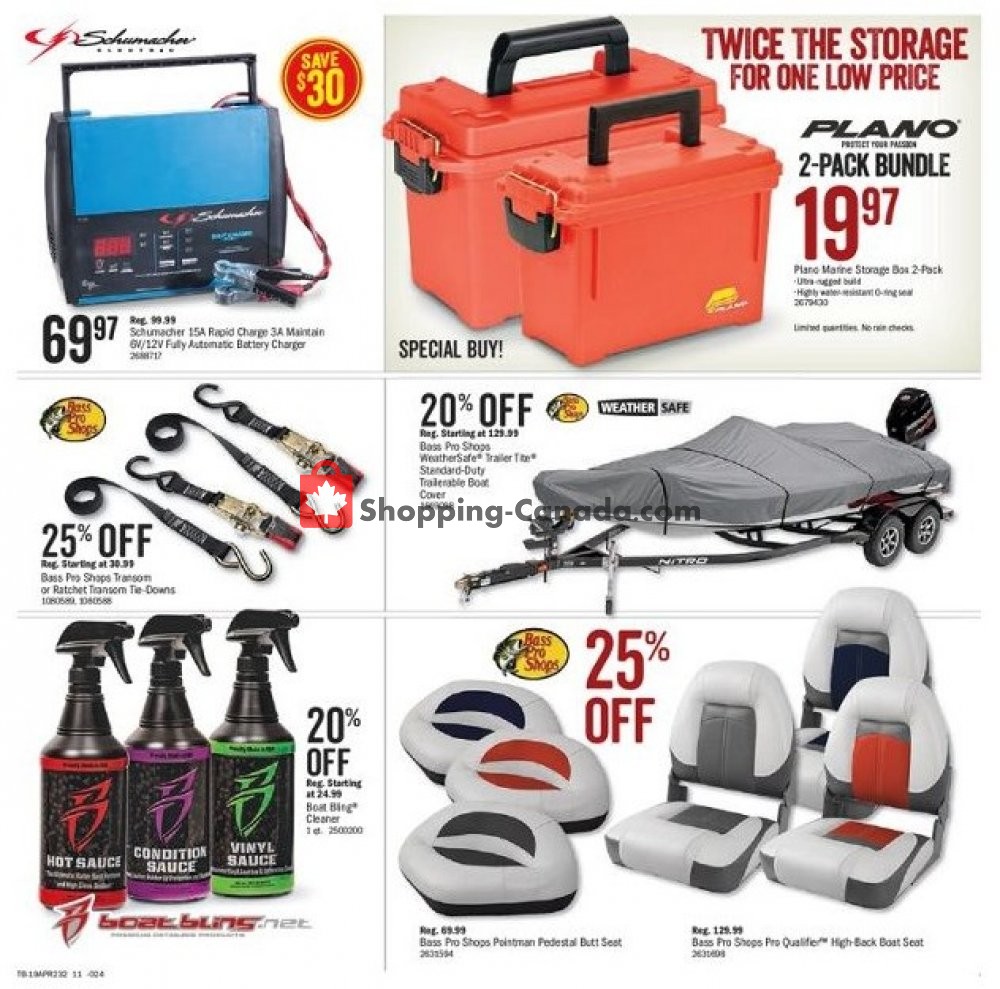 Bass Pro Shops flyer from Friday April 12, 2019 to Sunday April 28, 2019 - page 11