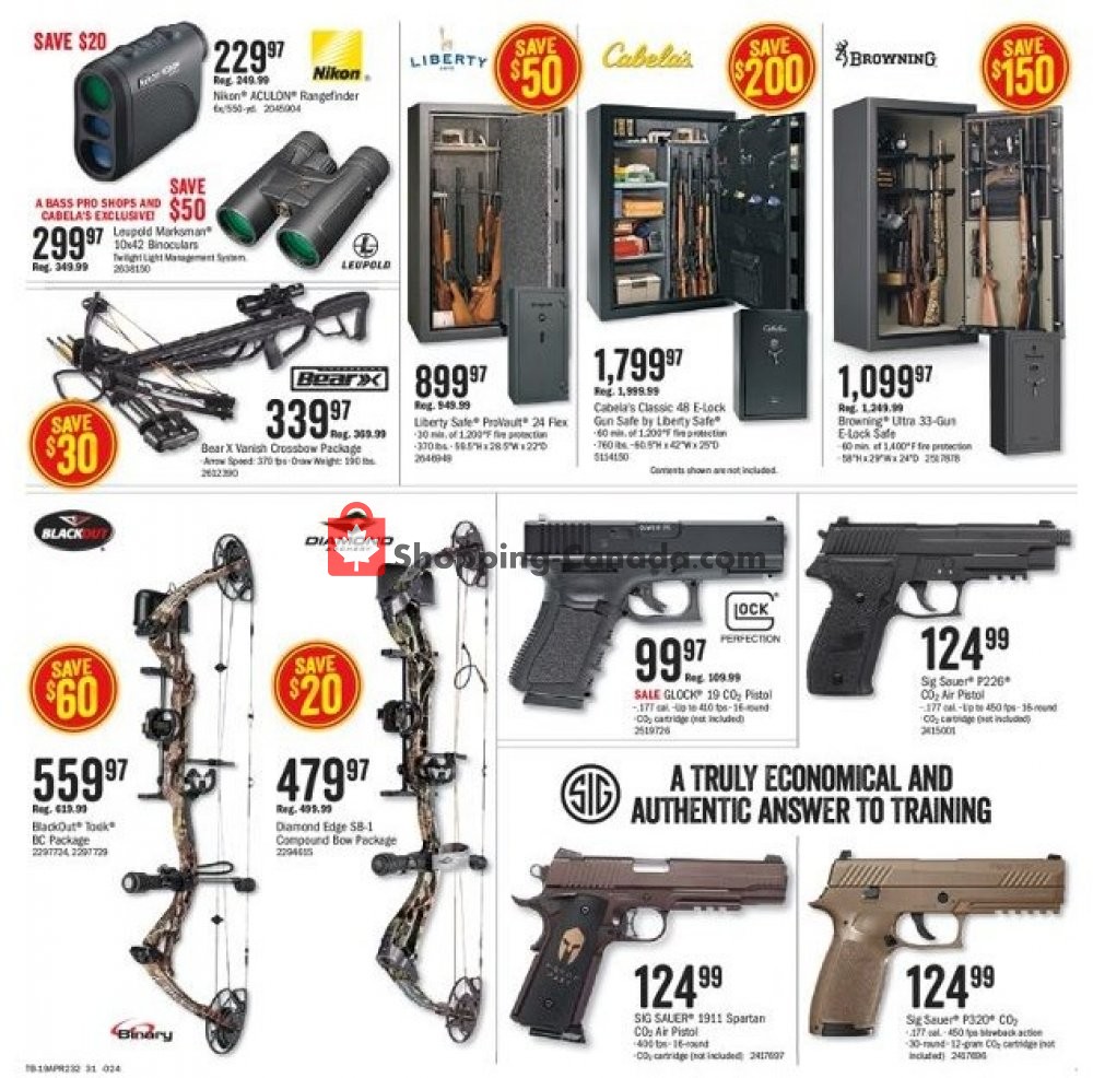 Bass Pro Shops flyer from Friday April 12, 2019 to Sunday April 28, 2019 - page 31