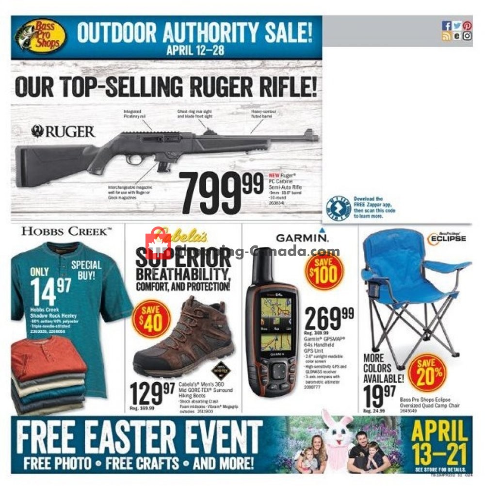 Bass Pro Shops flyer from Friday April 12, 2019 to Sunday April 28, 2019 - page 32