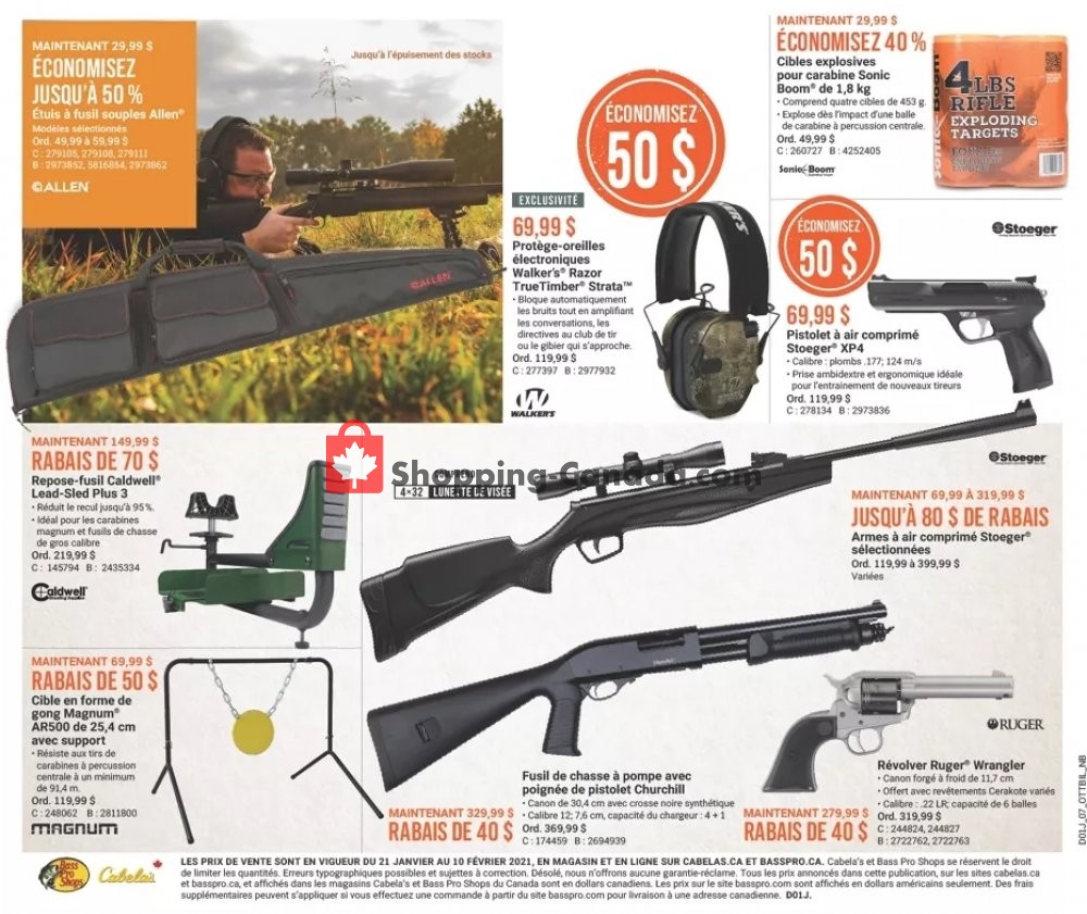Bass Pro Shops flyer from Thursday January 21, 2021 to Wednesday February 10, 2021 - page 7
