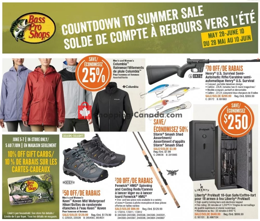 Bass Pro Shops flyer from Thursday May 28, 2020 to Wednesday June 10, 2020 - page 1