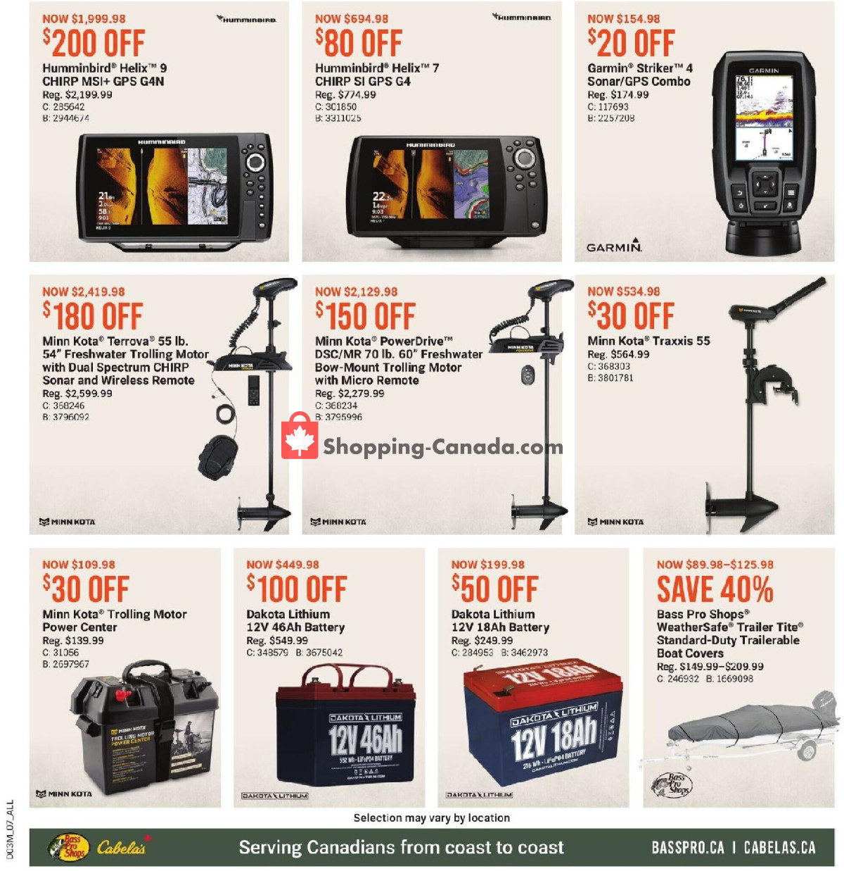 Bass Pro Shops flyer from Thursday May 2, 2024 to Wednesday May 8, 2024 - page 9