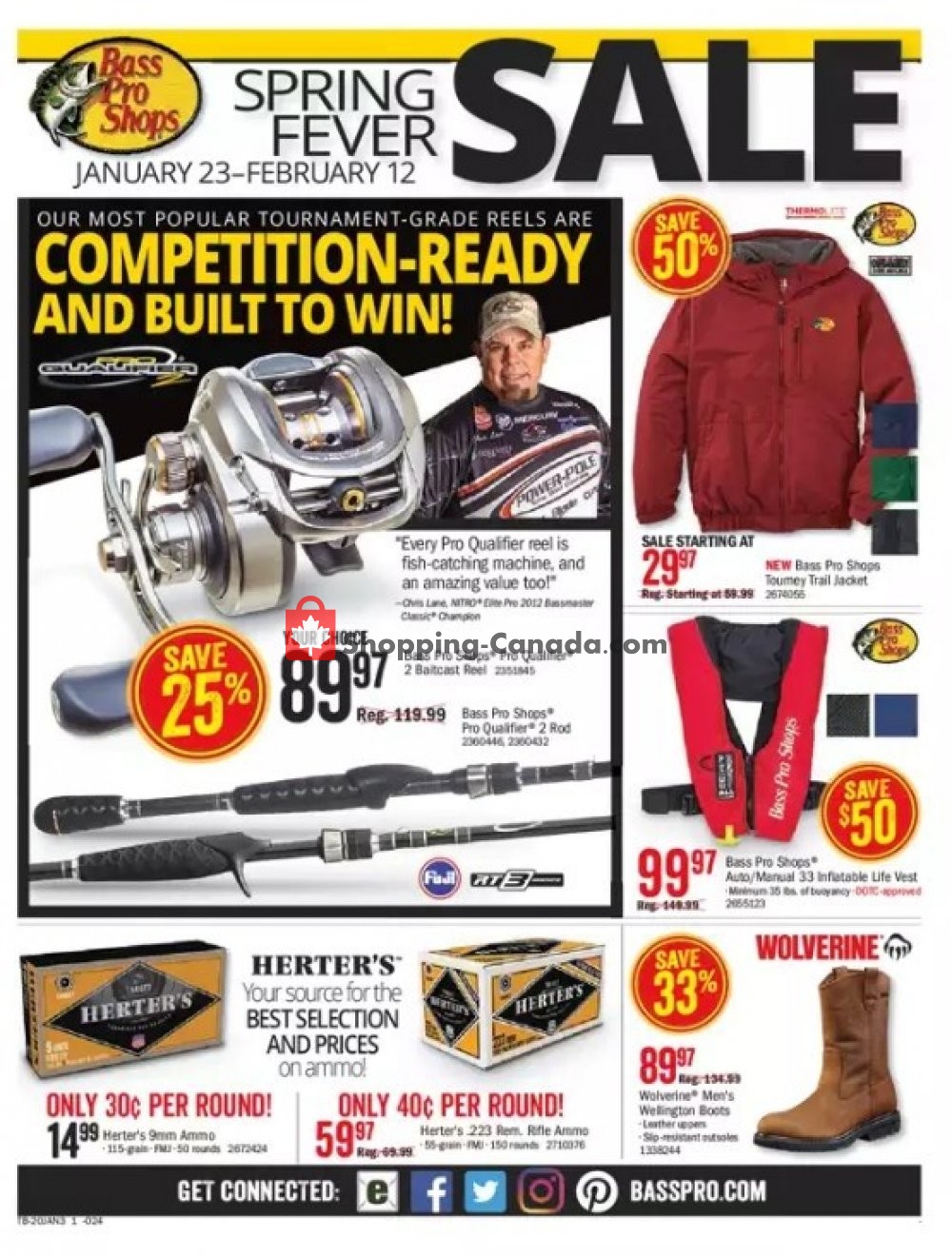 Bass Pro Shops flyer from Thursday January 23, 2020 to Wednesday February 12, 2020 - page 1