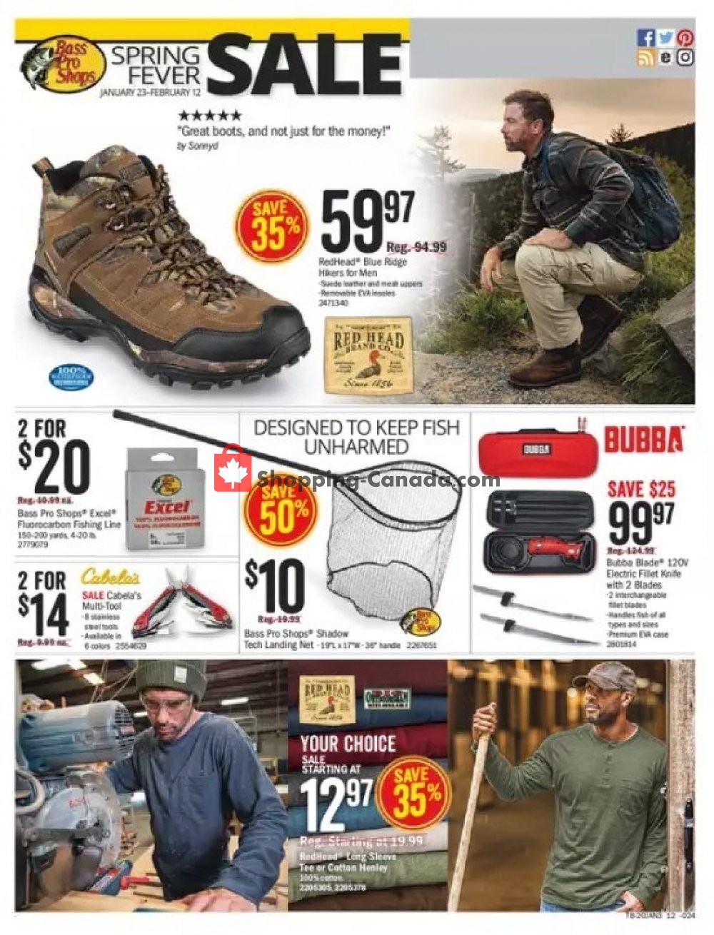 Bass Pro Shops flyer from Thursday January 23, 2020 to Wednesday February 12, 2020 - page 16