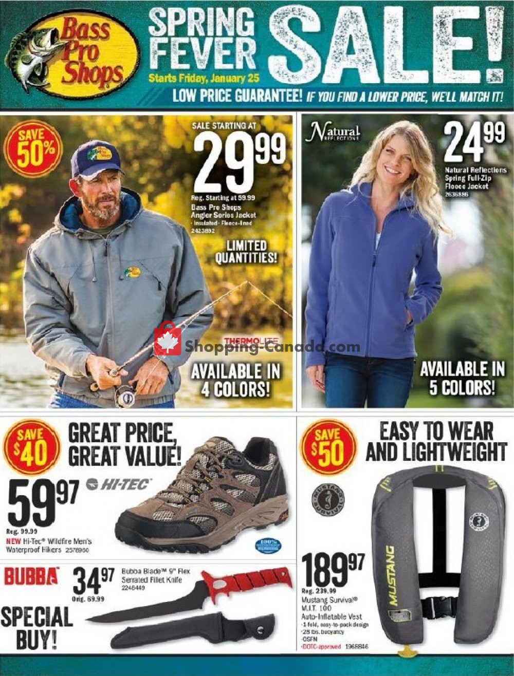 Bass Pro Shops flyer from Friday January 25, 2019 to Thursday February 14, 2019 - page 1