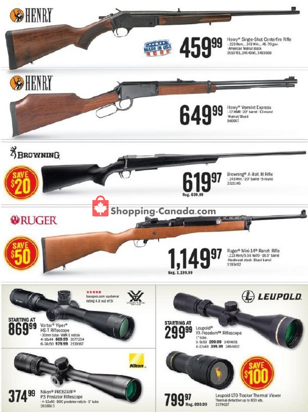Bass Pro Shops flyer from Friday January 25, 2019 to Thursday February 14, 2019 - page 12