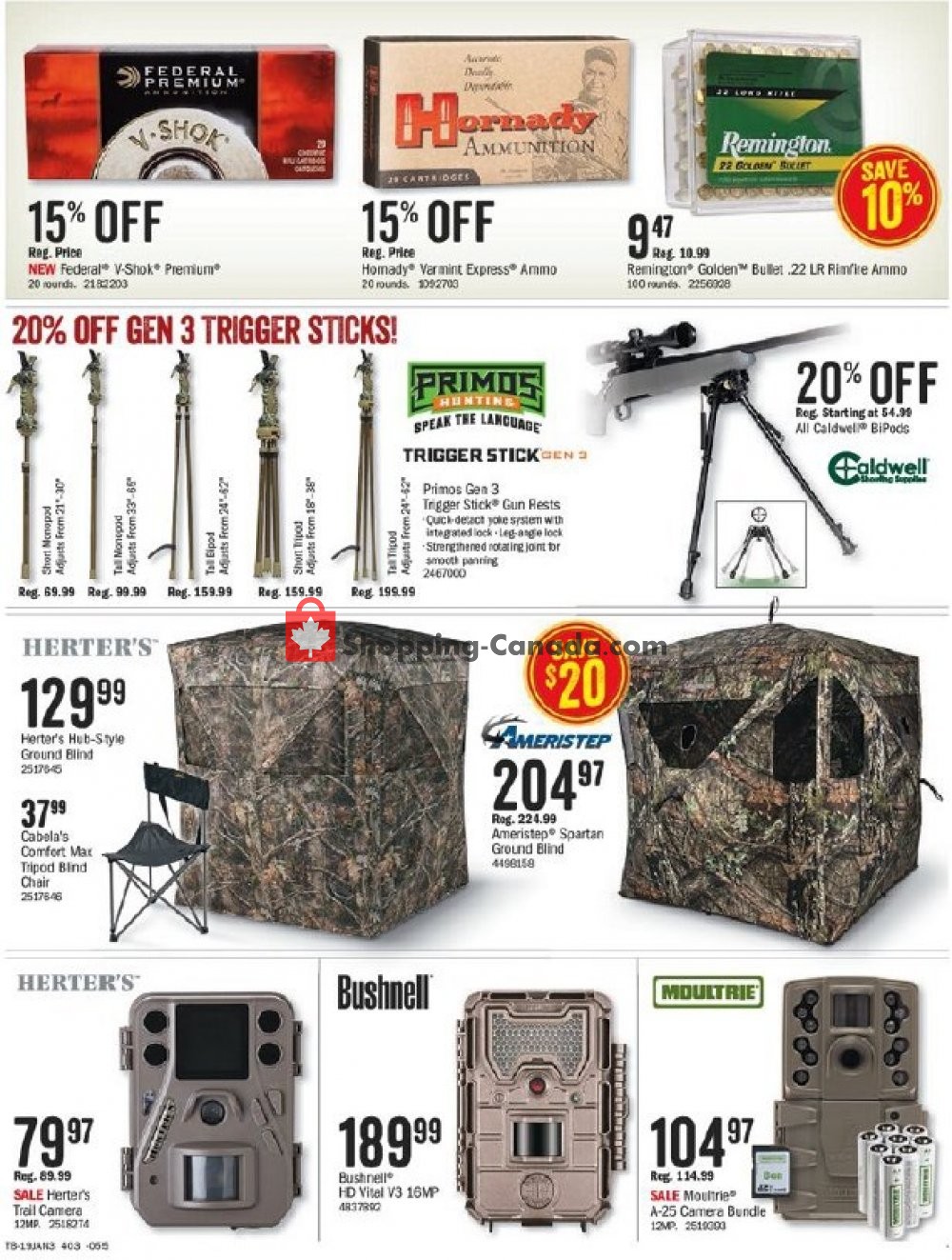 Bass Pro Shops flyer from Friday January 25, 2019 to Thursday February 14, 2019 - page 13