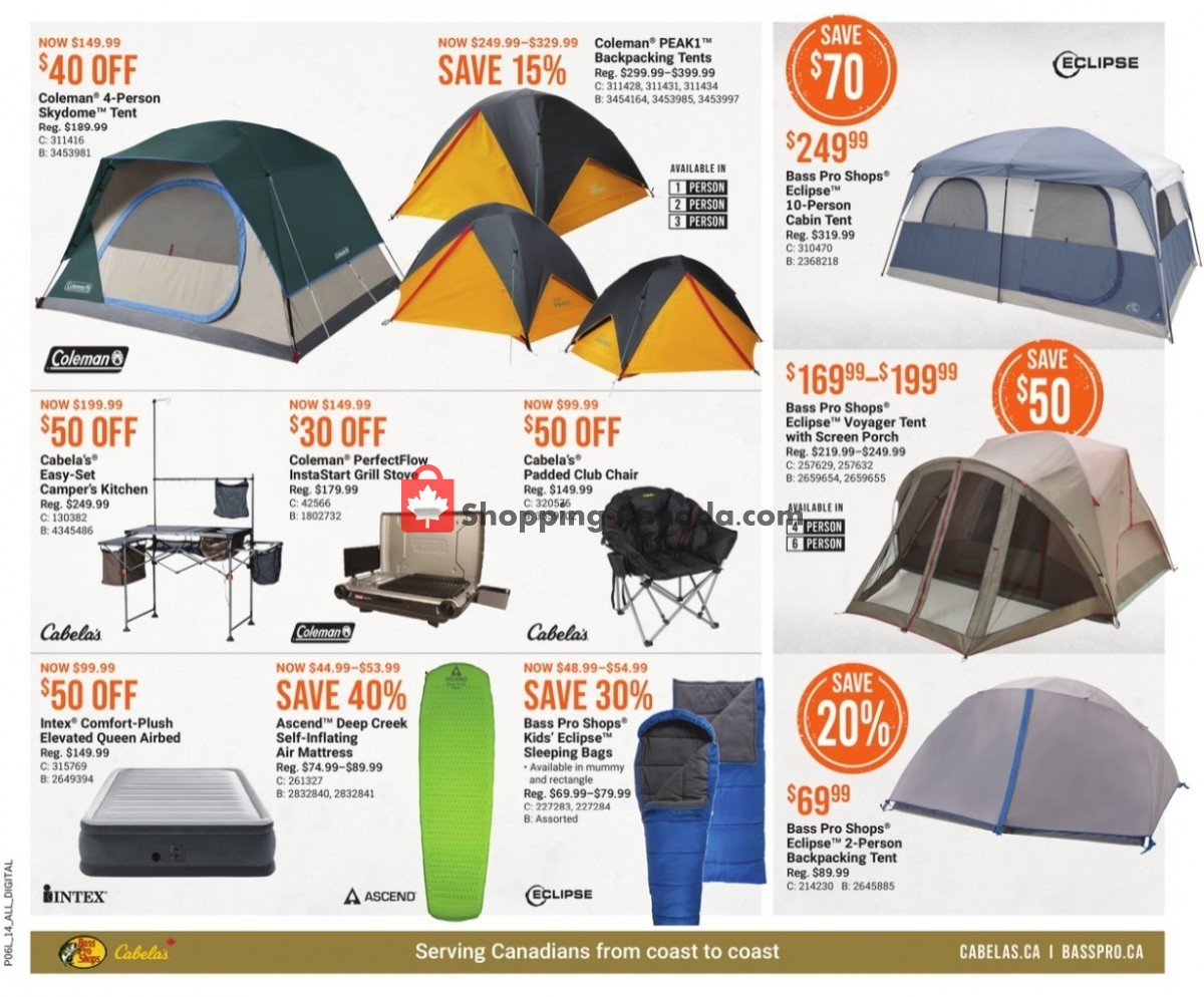 Bass Pro Shops flyer from Thursday April 13, 2023 to Wednesday May 3, 2023 - page 14
