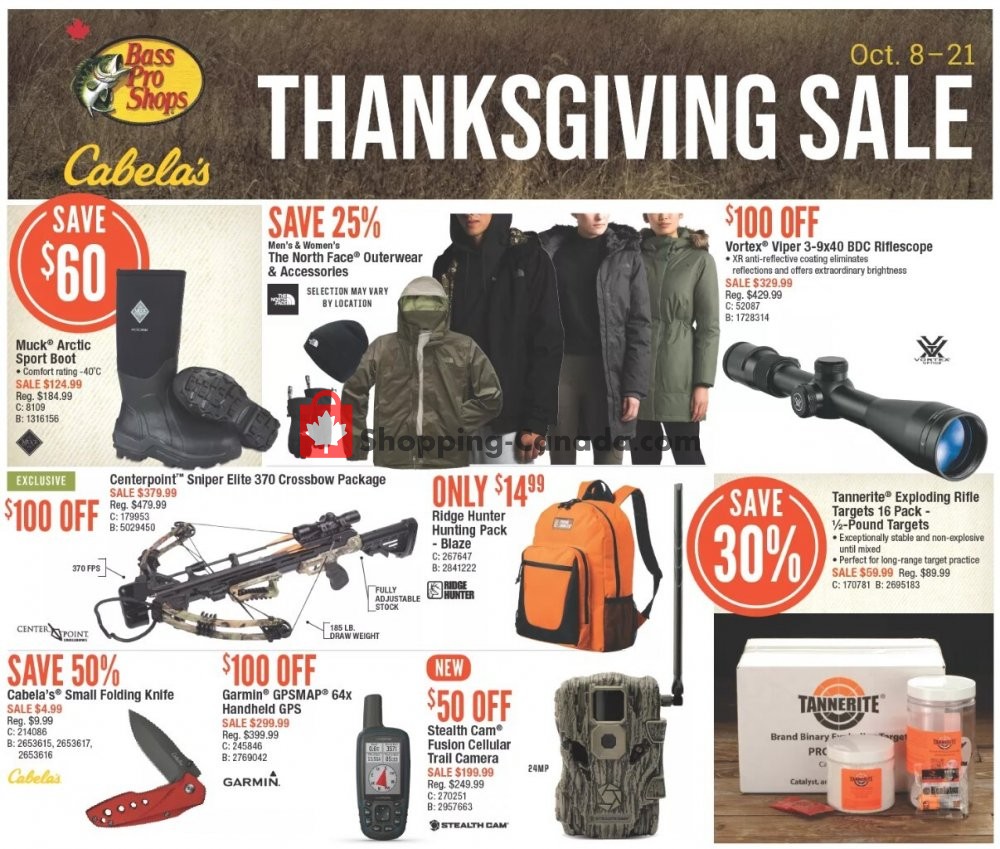 Bass Pro Shops flyer from Thursday October 8, 2020 to Wednesday October 21, 2020 - page 1