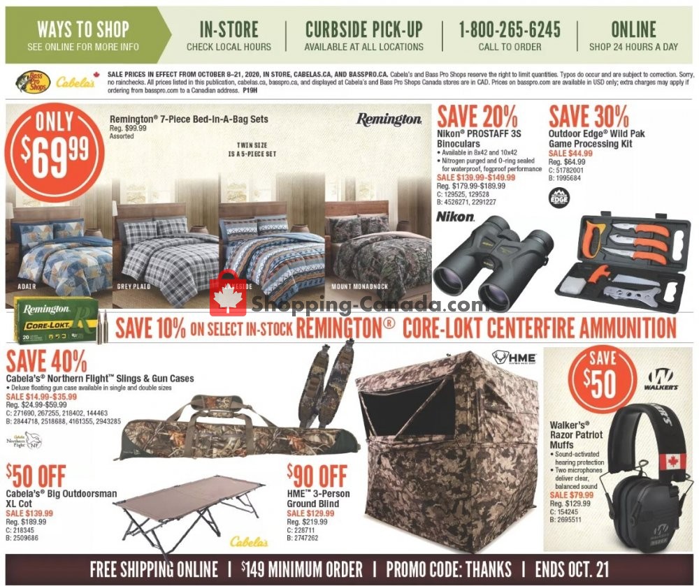 Bass Pro Shops flyer from Thursday October 8, 2020 to Wednesday October 21, 2020 - page 12