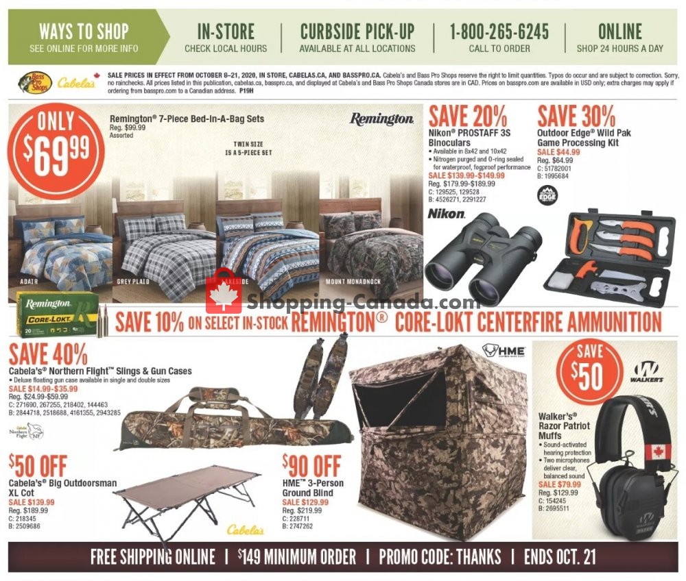 Bass Pro Shops flyer from Thursday October 8, 2020 to Wednesday October 21, 2020 - page 12