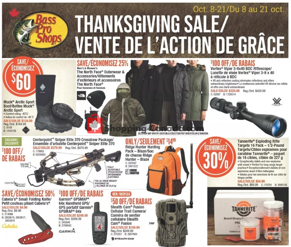 Bass Pro Shops flyer from Thursday October 8, 2020 to Wednesday October 21, 2020 - page 1