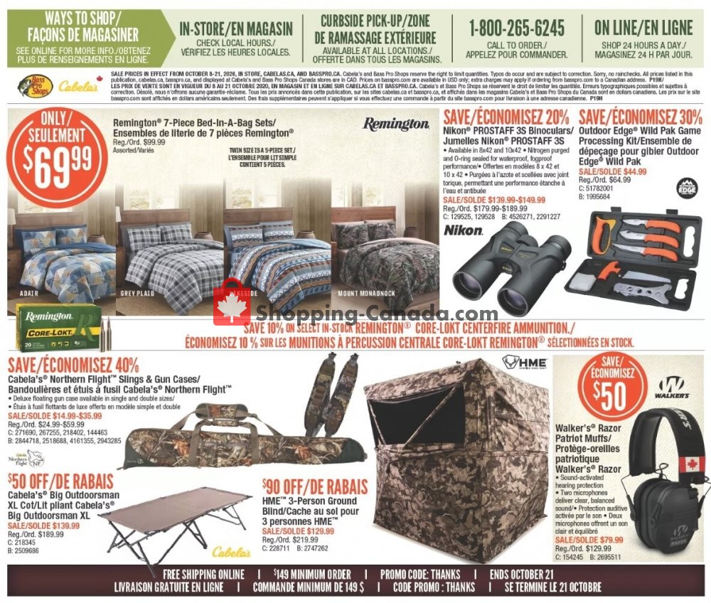 Bass Pro Shops flyer from Thursday October 8, 2020 to Wednesday October 21, 2020 - page 12