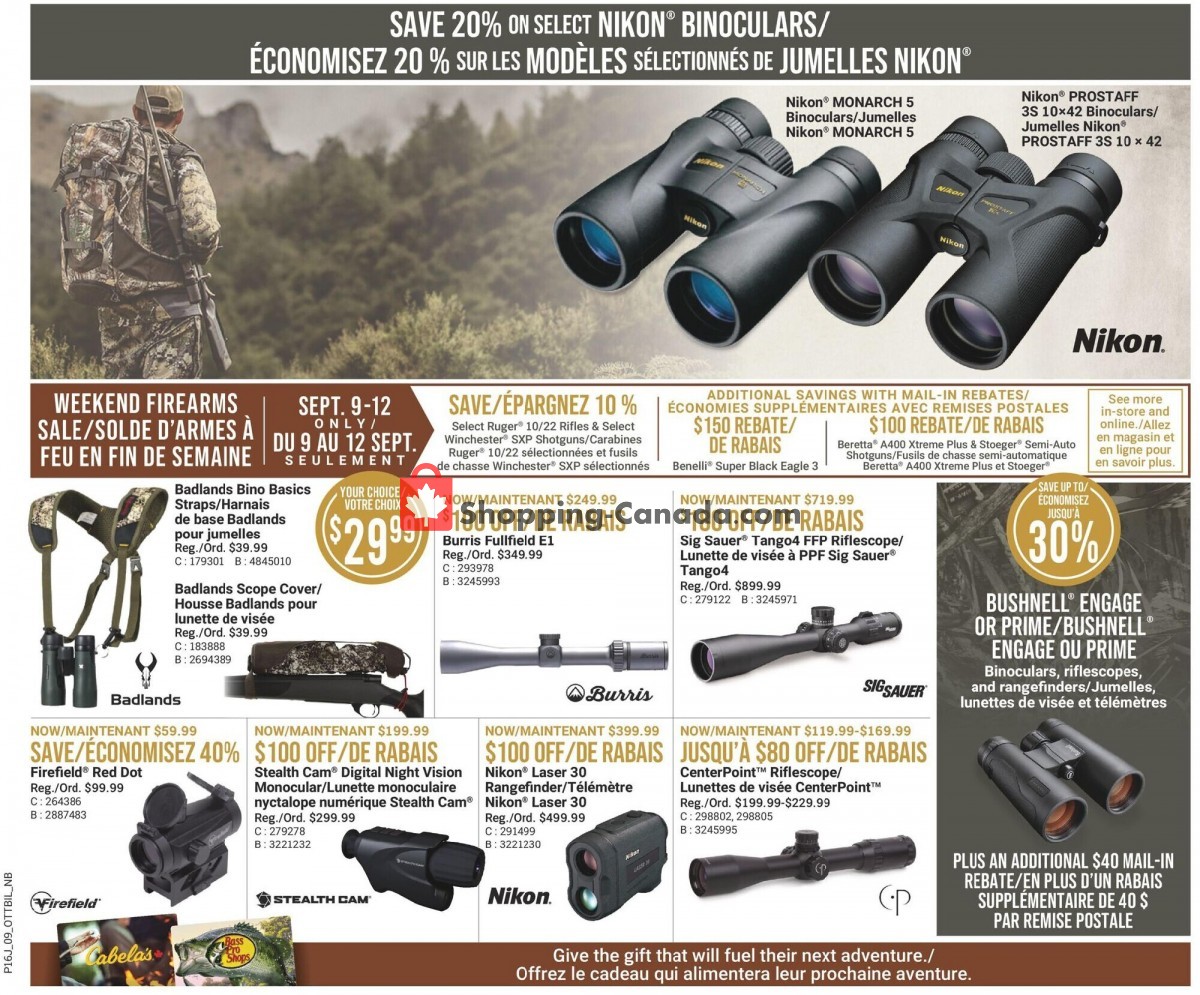 Bass Pro Shops flyer from Thursday September 9, 2021 to Wednesday September 22, 2021 - page 11