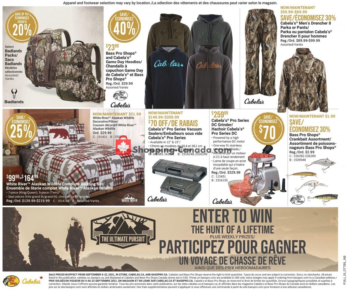 Bass Pro Shops flyer from Thursday September 9, 2021 to Wednesday September 22, 2021 - page 2