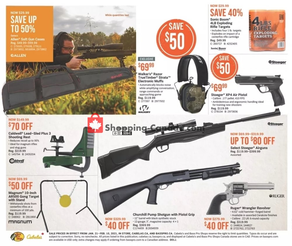 Bass Pro Shops flyer from Thursday January 21, 2021 to Wednesday February 10, 2021 - page 7