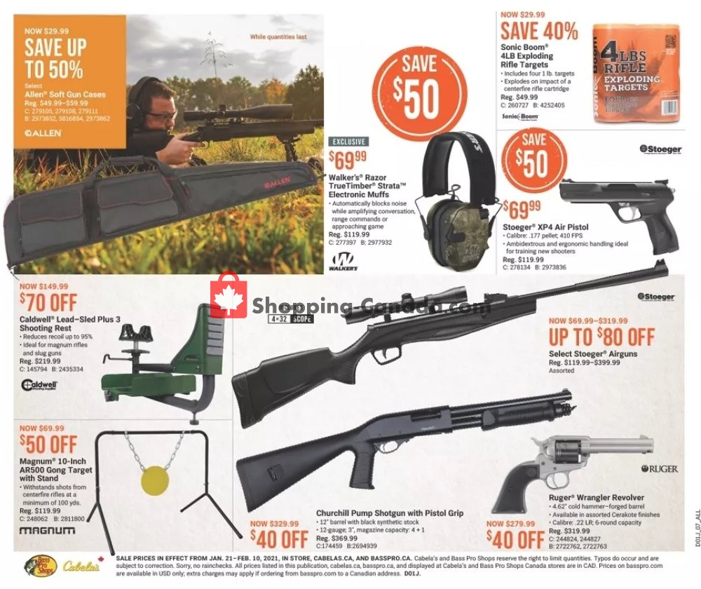 Bass Pro Shops flyer from Thursday January 21, 2021 to Wednesday February 10, 2021 - page 7