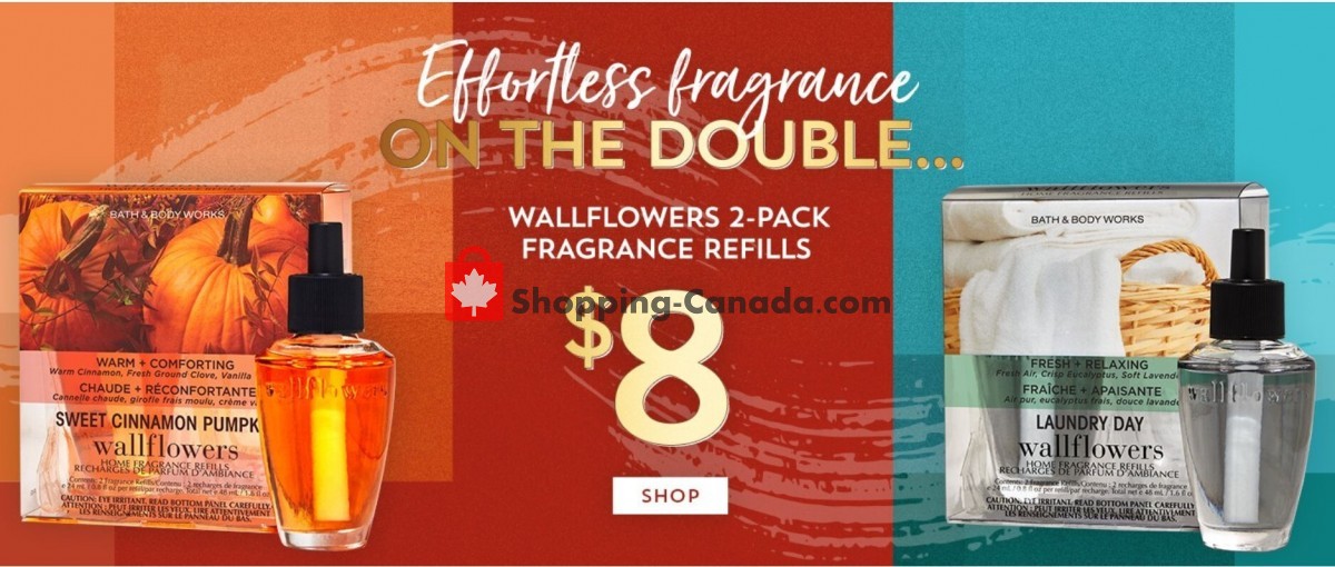 Bath & Body Works Canada, flyer (Effortless Fragrance) October 20