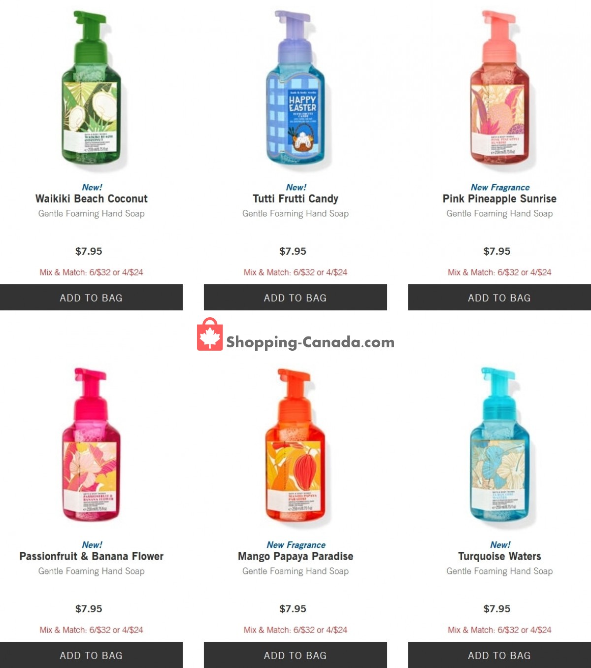 Bath & Body Works Canada, flyer (Hot Deals) February 23 March 1, 2022 Shopping Canada