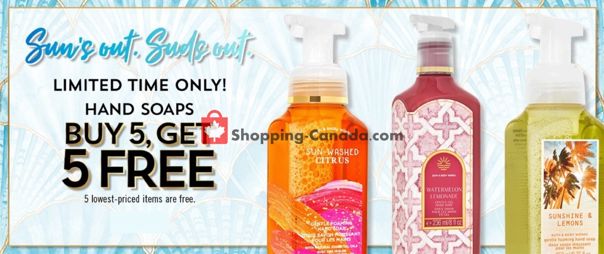 Bath & Body Works Canada, flyer (Hot Deals) May 13 May 19, 2022