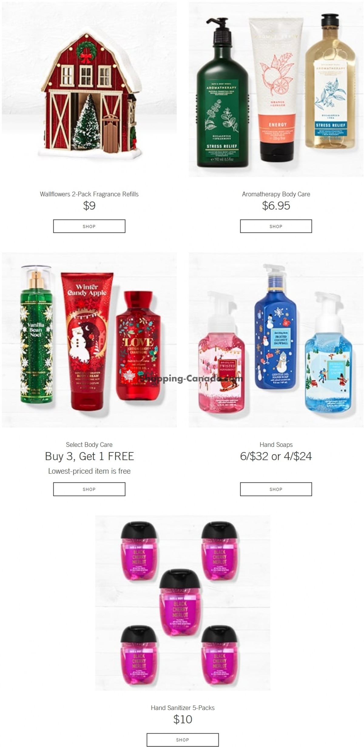 Bath & Body Works Canada, flyer (Special Offer) October 27