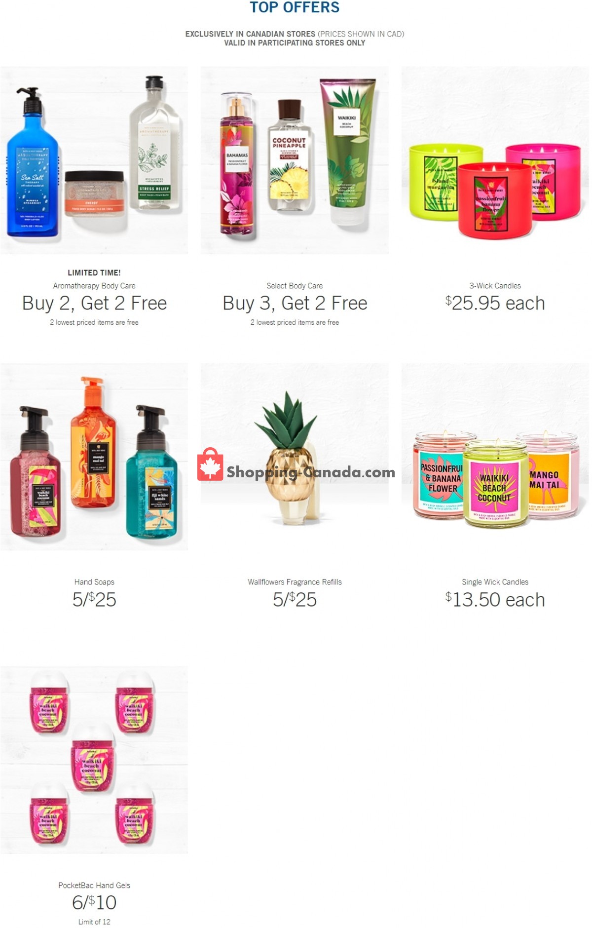 Bath & Body Works flyer from Wednesday March 31, 2021 to Tuesday April 6, 2021 - page 1