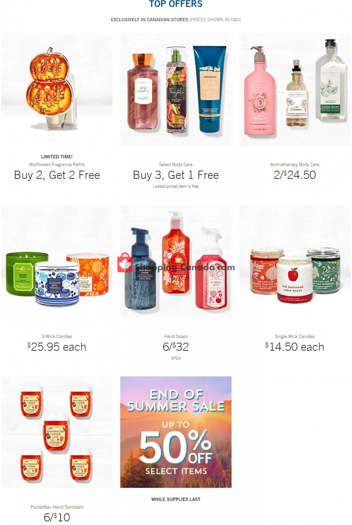 Bath & Body Works flyer from Wednesday September 8, 2021 to Tuesday September 14, 2021 - page 1