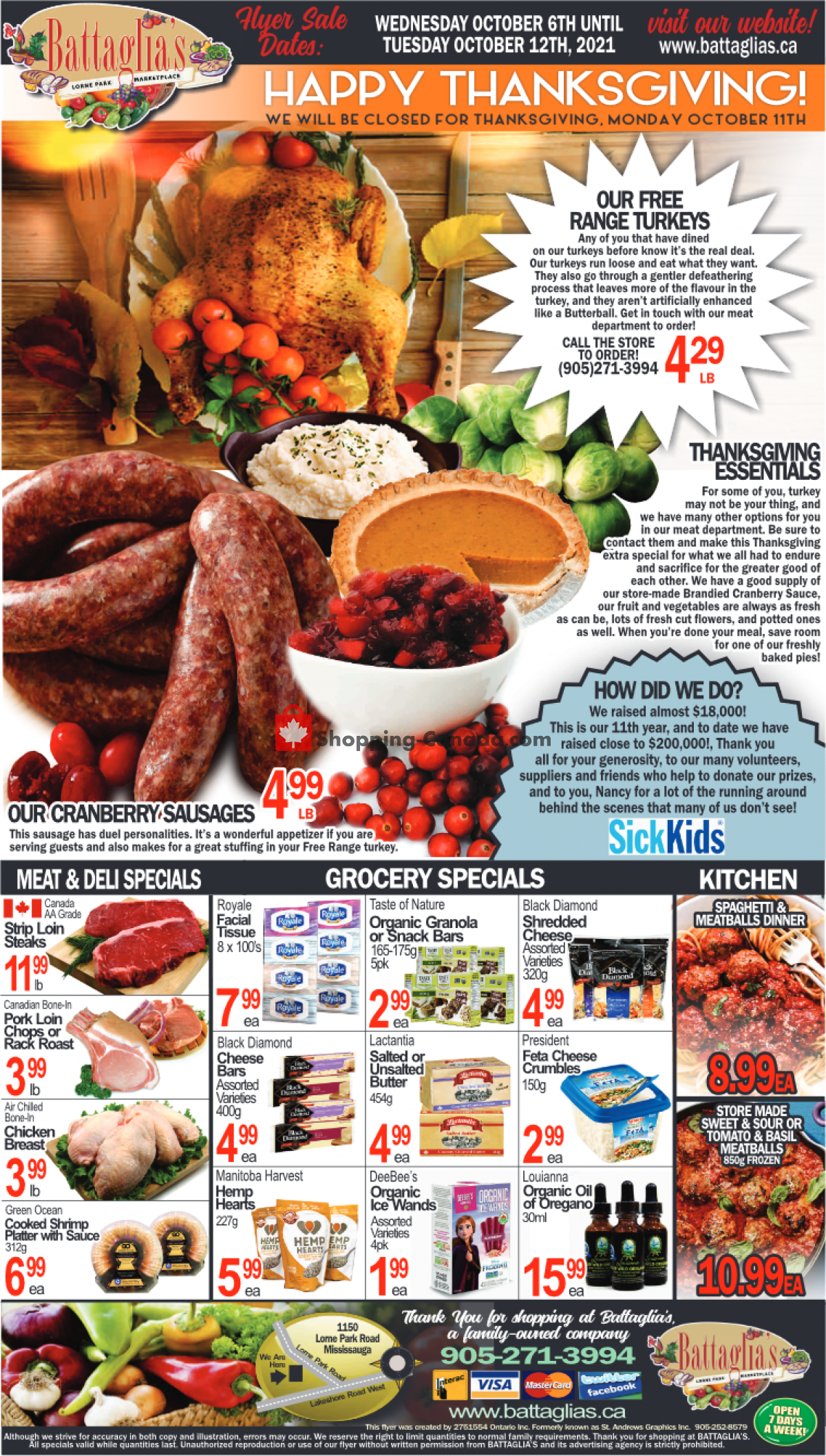 Battaglia's Marketplace flyer from Wednesday October 6, 2021 to Tuesday October 12, 2021 - page 1