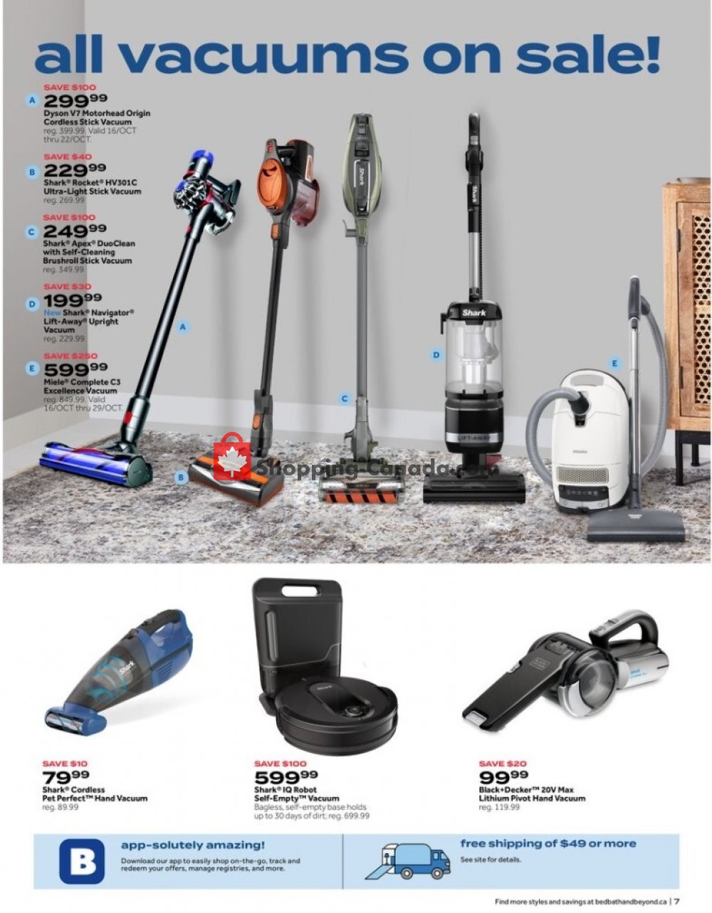 Bed Bath & Beyond flyer from Wednesday October 14, 2020 to Sunday October 25, 2020 - page 7