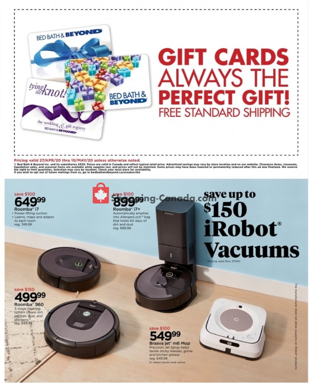 Bed Bath & Beyond flyer from Monday April 27, 2020 to Sunday May 10, 2020 - page 16