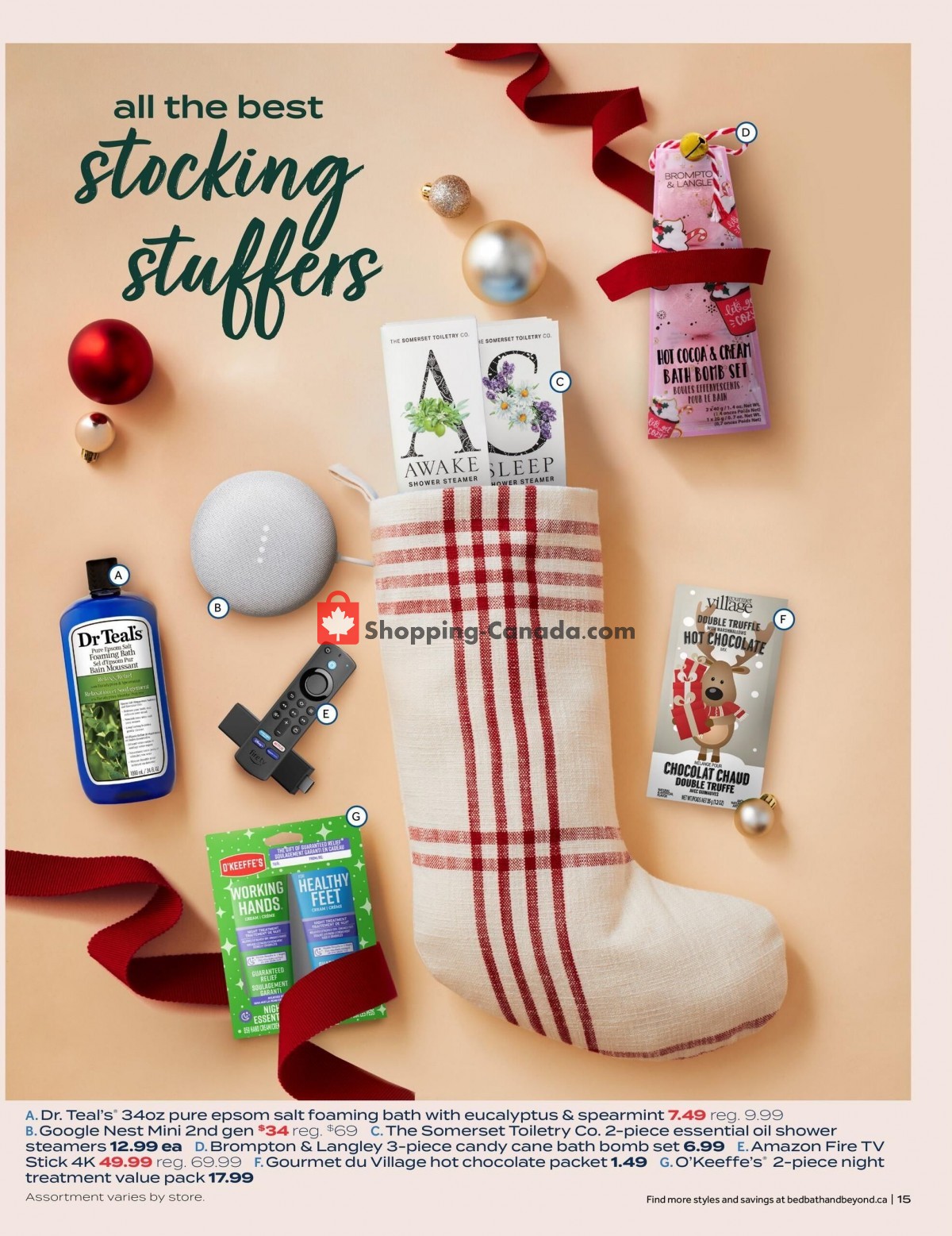 Bed Bath & Beyond flyer from Monday December 12, 2022 to Sunday December 25, 2022 - page 15