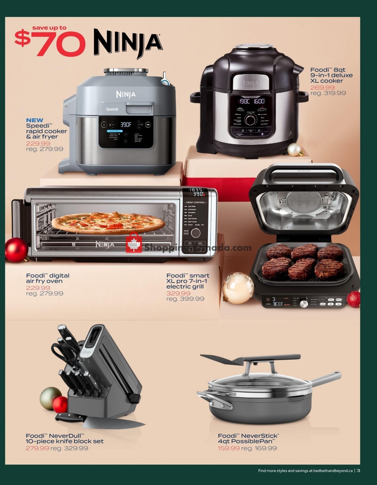 Bed Bath & Beyond flyer from Monday December 12, 2022 to Sunday December 25, 2022 - page 3