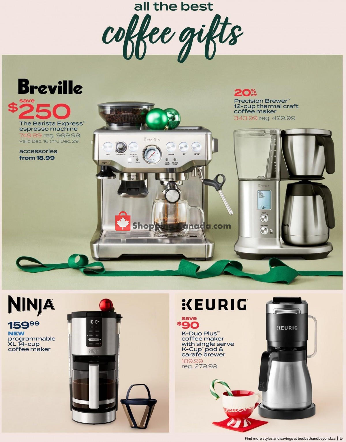 Bed Bath & Beyond flyer from Monday December 12, 2022 to Sunday December 25, 2022 - page 5