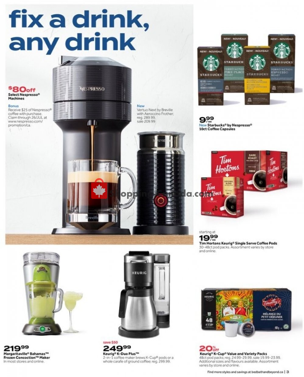 Bed Bath & Beyond Canada, flyer (Home Is Everything) June 10 June