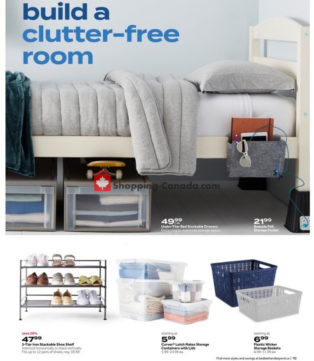 Bed Bath & Beyond flyer from Monday July 13, 2020 to Sunday July 26, 2020 - page 15