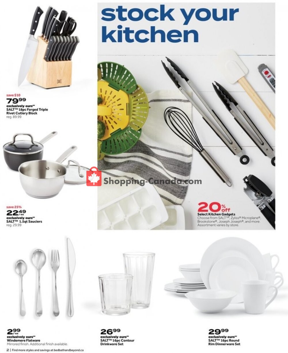 Bed Bath & Beyond flyer from Monday July 13, 2020 to Sunday July 26, 2020 - page 2