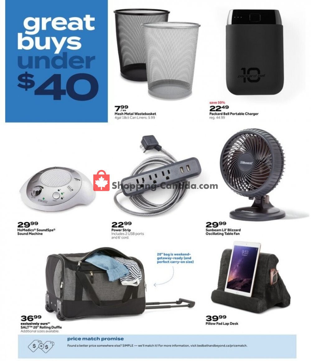 Bed Bath & Beyond flyer from Monday July 13, 2020 to Sunday July 26, 2020 - page 22