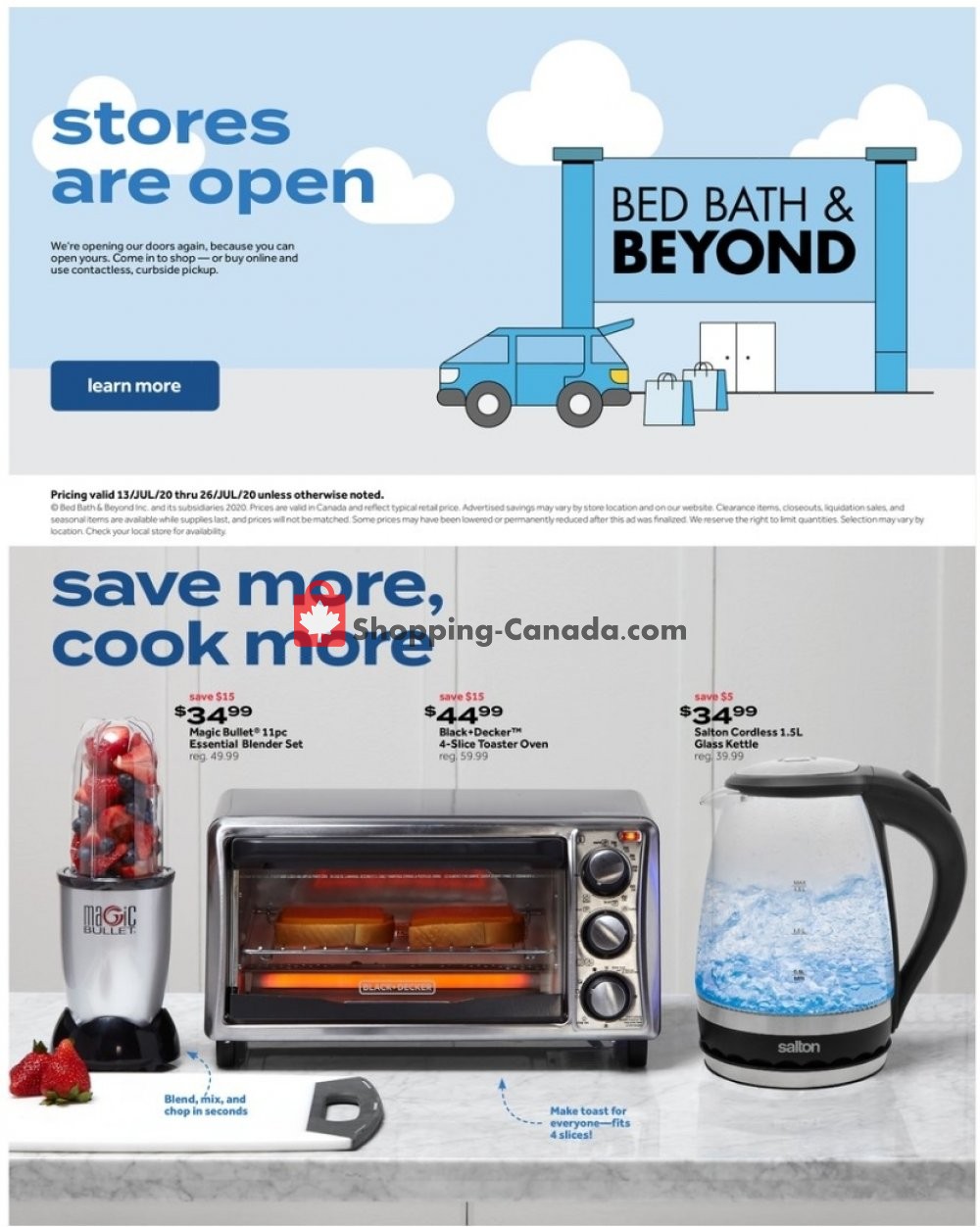 Bed Bath & Beyond flyer from Monday July 13, 2020 to Sunday July 26, 2020 - page 24