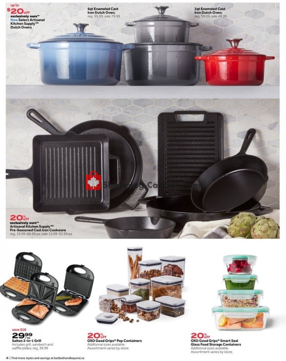 Bed Bath & Beyond flyer from Monday July 13, 2020 to Sunday July 26, 2020 - page 4