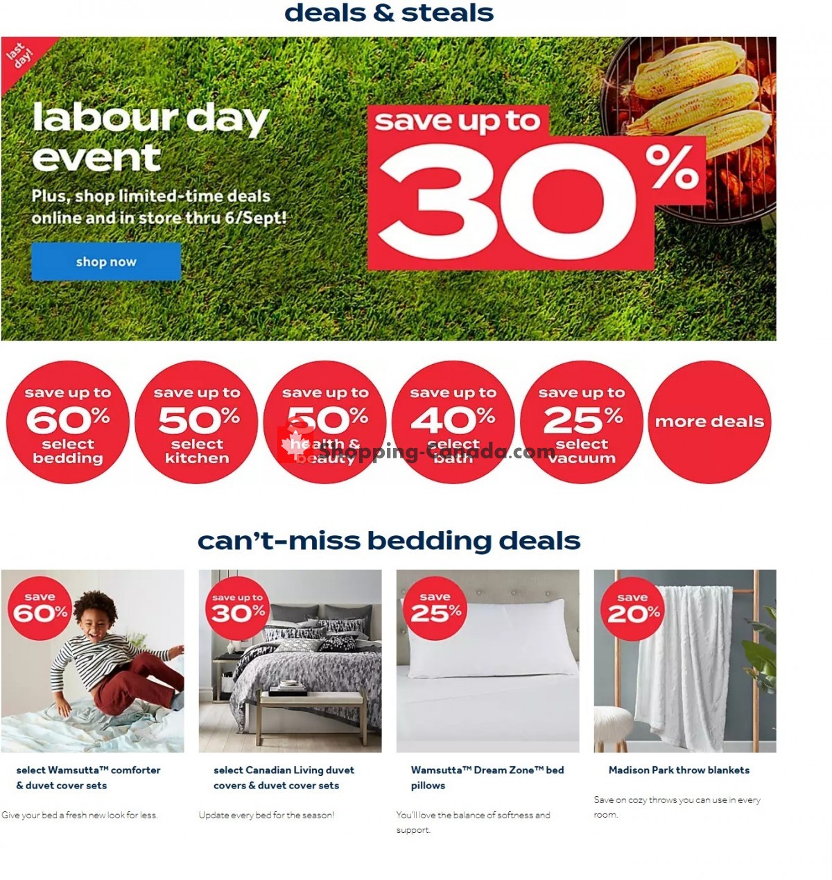 Bed Bath & Beyond flyer from Monday September 6, 2021 to Sunday September 12, 2021 - page 1