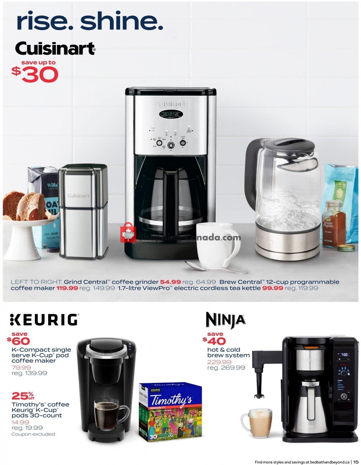 Bed Bath & Beyond flyer from Monday January 9, 2023 to Sunday January 22, 2023 - page 15