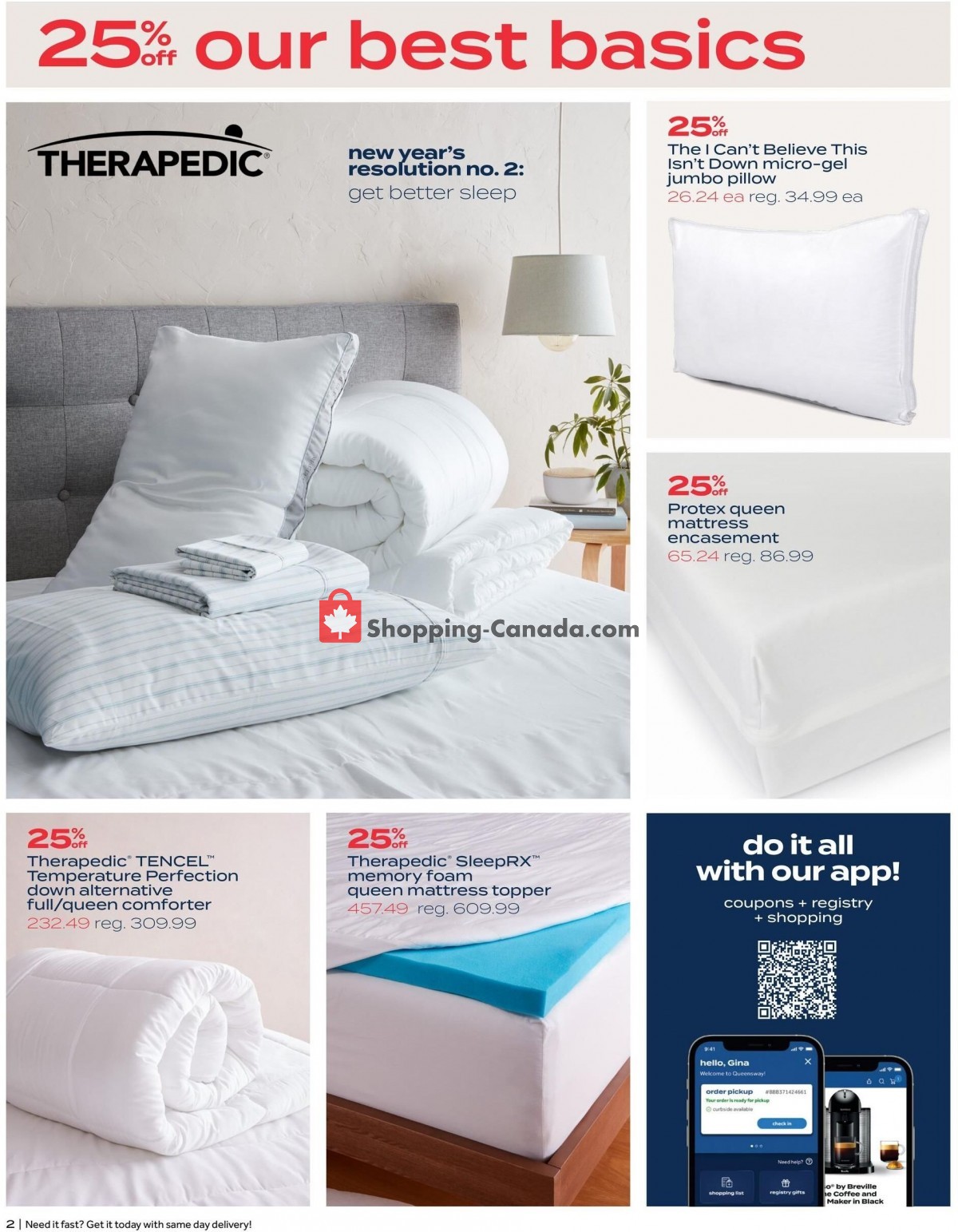 Bed Bath & Beyond flyer from Monday January 9, 2023 to Sunday January 22, 2023 - page 2