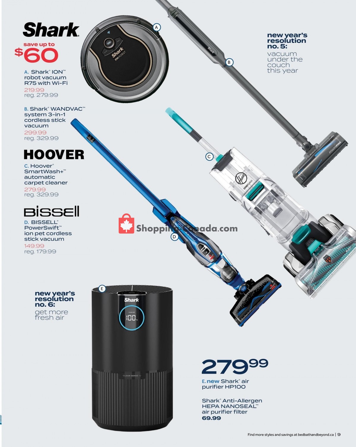 Bed Bath & Beyond flyer from Monday January 9, 2023 to Sunday January 22, 2023 - page 9