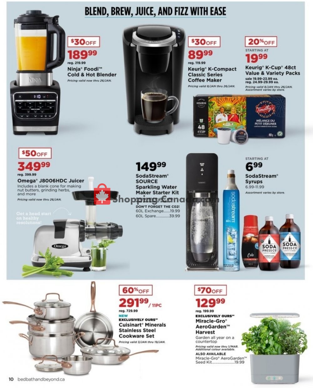 Bed Bath & Beyond flyer from Wednesday January 8, 2020 to Monday February 24, 2020 - page 10