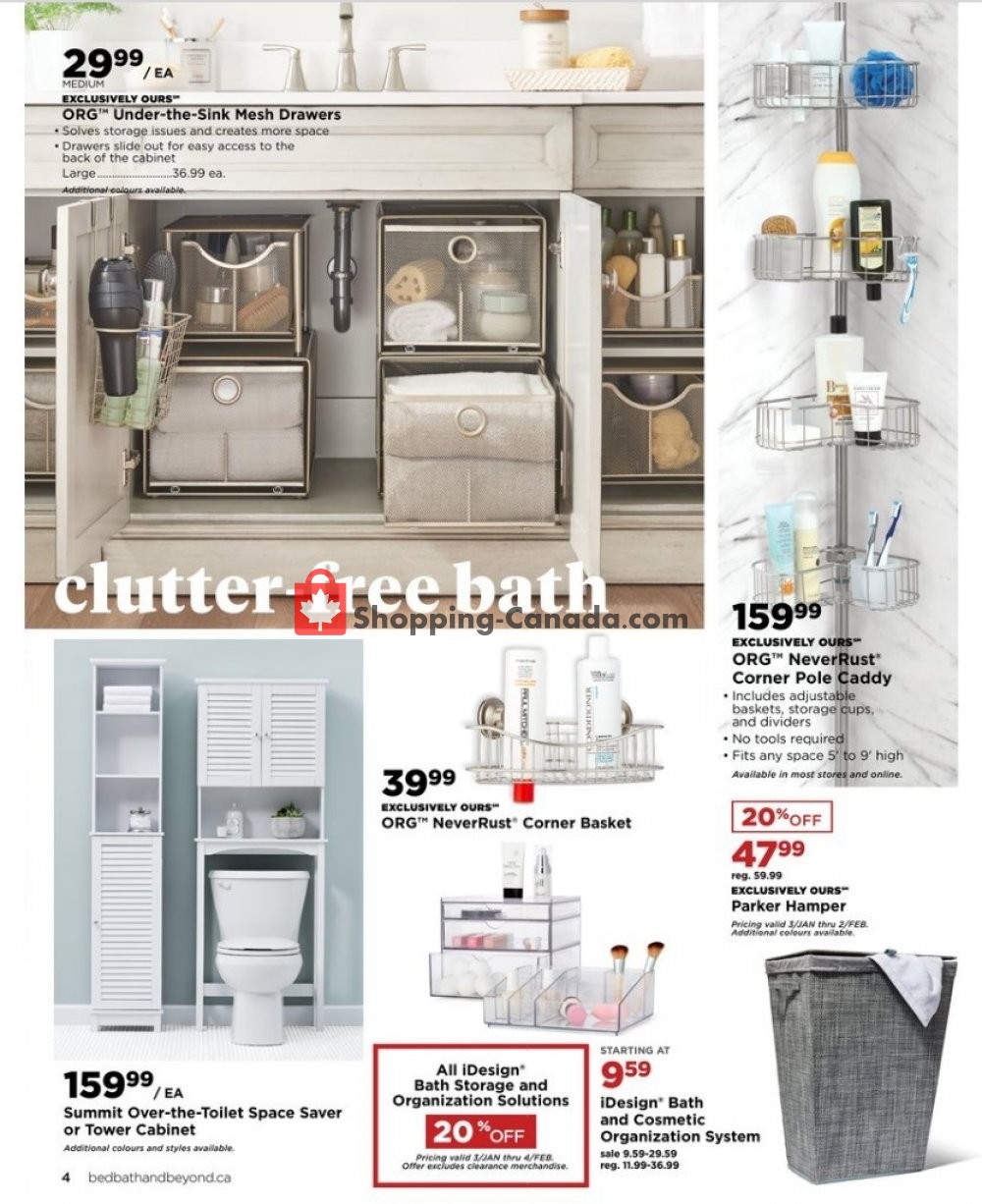 Bed Bath & Beyond flyer from Wednesday January 8, 2020 to Monday February 24, 2020 - page 4